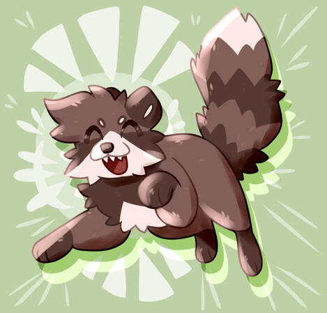 Fullbody + Full Shading + Patterned Background (character owned by Applec0re)