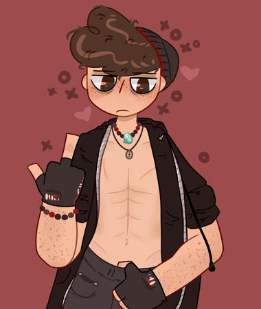 Halfbody + Hair Shading