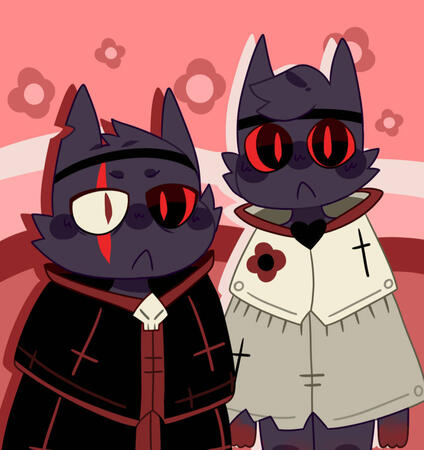 Halfbody + Additional Char (characters are from COTL)